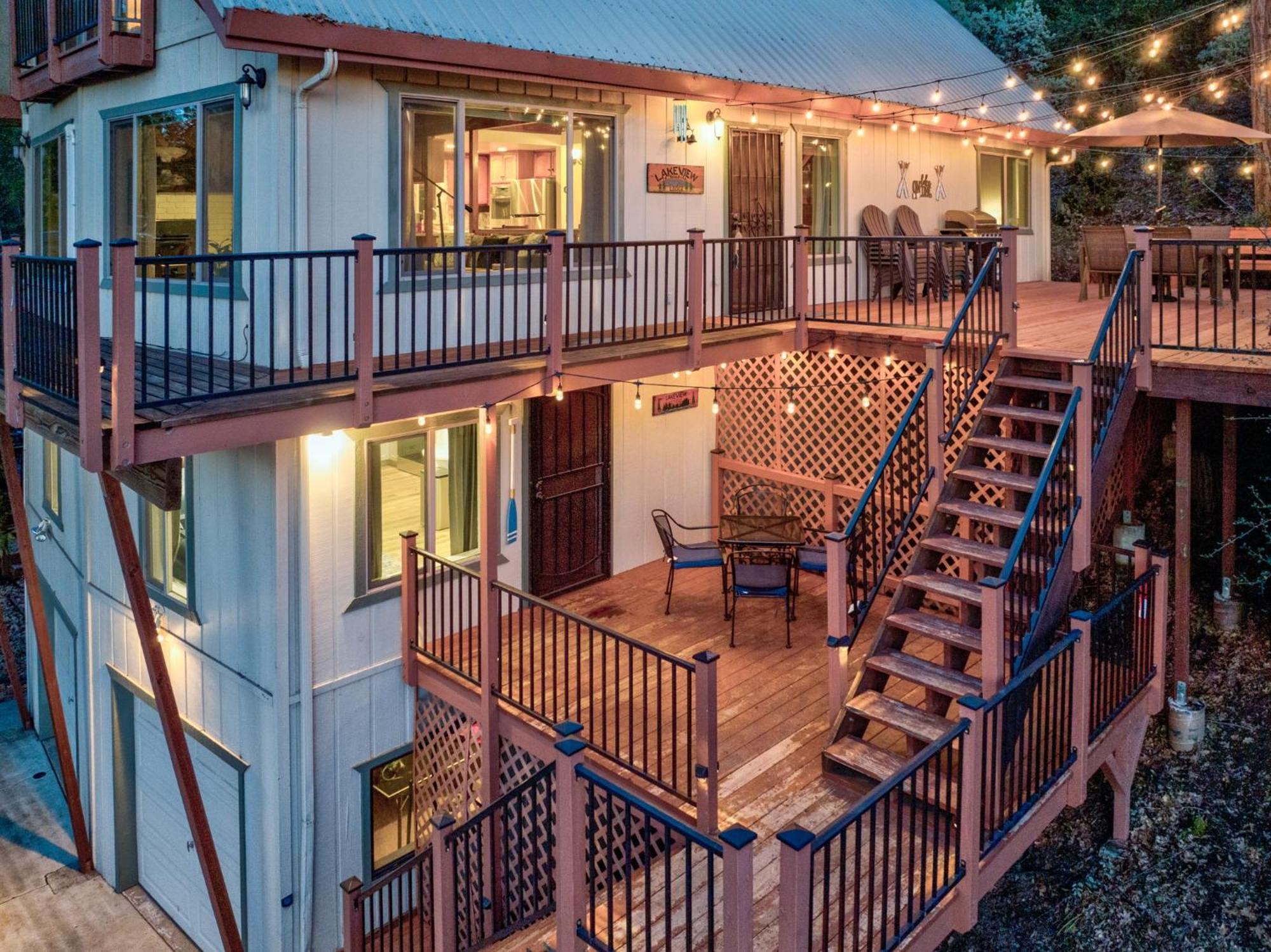 Lakeview Lodge W/ Boat Slip, Hot Tub, Lake Views Bass Lake Exterior foto